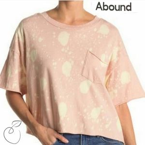 ABOUND TYE DYE OVERSIZED BOXY POCKET TEE SZ M